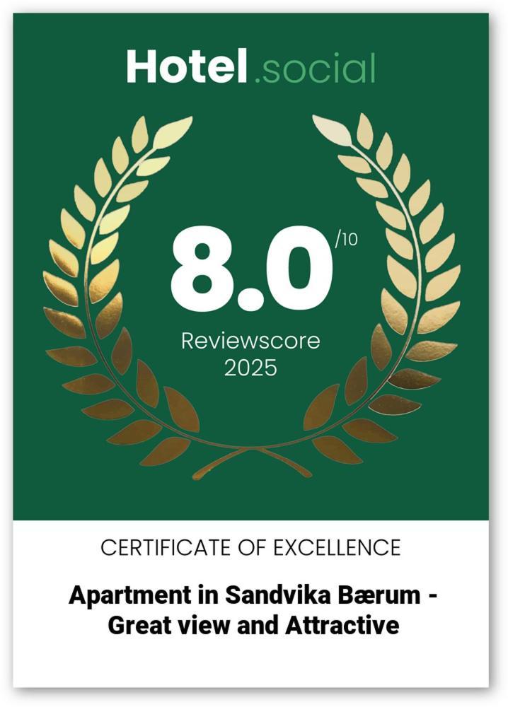 Jeci Apartment Sandvika Baerum - Great View And Attractive Саннвіка Екстер'єр фото